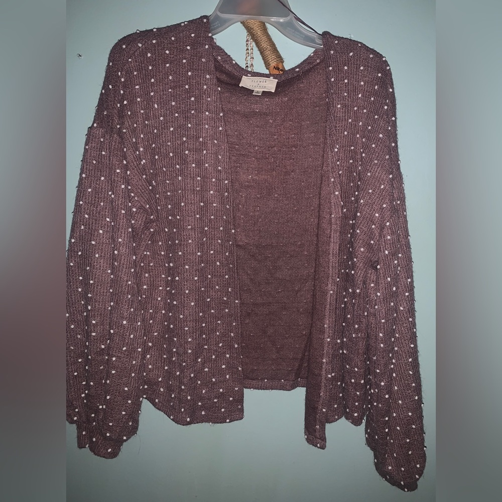Open cardigan